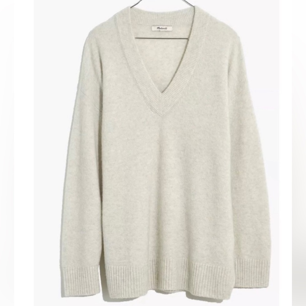 Madewell Bartlett V-Neck Pullover Sweater - size XS